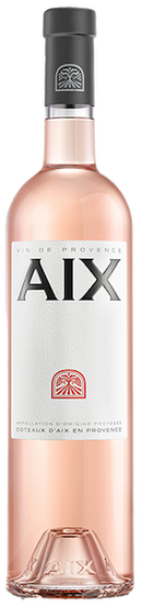 Bottle of AIX Provence Rosé 2024 French rosé wine