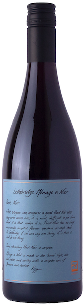 Lethbridge Ménage à Noir Pinot Noir 2024