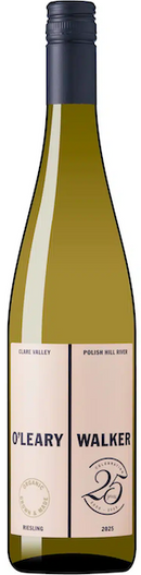 a wine bottle of O'Leary Walker Polish Hill River Riesling 2025